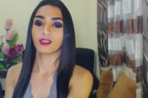 nice-looking ladyboy Plays Her massive ramrod