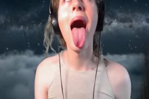 Skinny tgirl Orgasmic Eyes Sex Toying