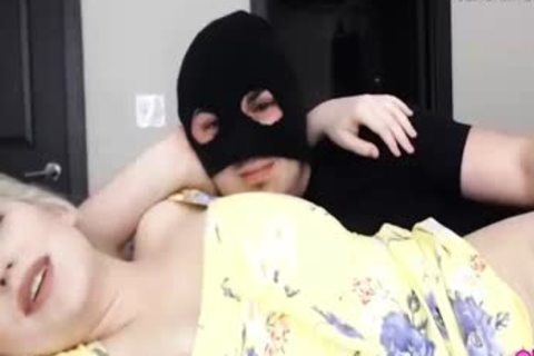 Burglar Spoils shelady Next Door