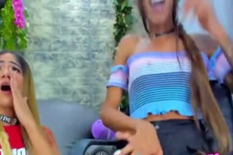 amateur Brazilian Transgender Real Horse Stick & ally