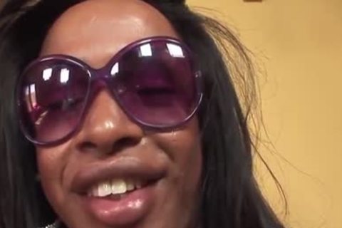 humongous rod darksome Trans Assfucking A White man ladyman Por
