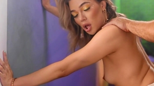 Trans Angels - American nympho Emma Rose shows small tits