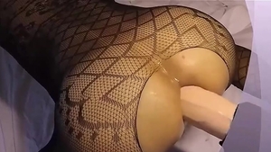 STACY Homemade ass With Holms dong