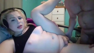 chunky Blond Ts Doggied And Enjoys A handjob