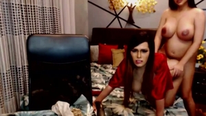 Two lovely ladymans Cumming Hard On cam