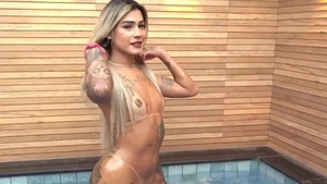 wazoo blond tranny Breeded After blowjob And Rimmed
