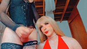 ladyboy oral sex-service And butthole Riding