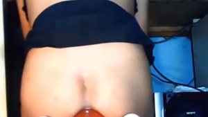 tranny floozy Destroyed darksome hole With Bottle