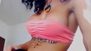 Trap Sissy Jacking Off Her large ramrod
